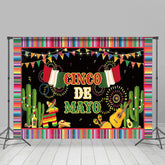 Lofaris Mexico Cinco De Mayo Floral Mexican Fiesta Party Backdrop